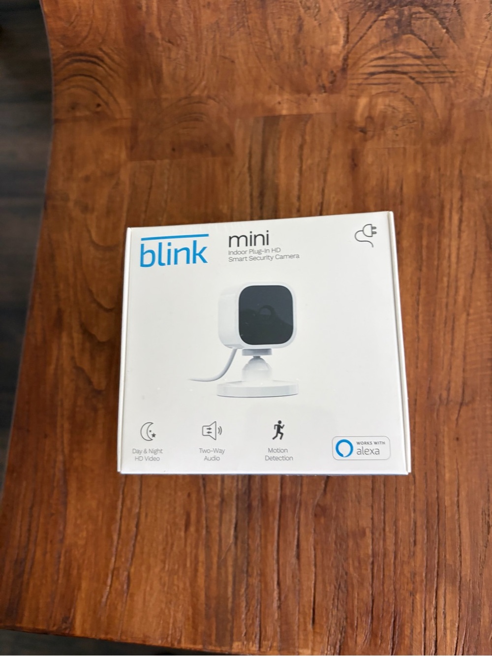 Blink Mini Indoor Smart Security Camera - White